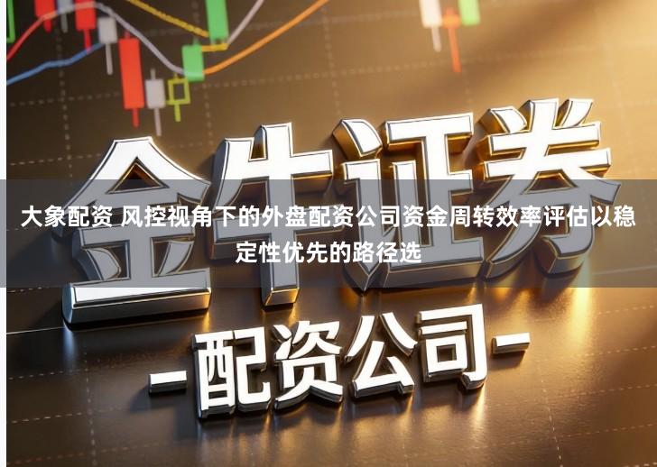 大象配资 风控视角下的外盘配资公司资金周转效率评估以稳定性优先的路径选