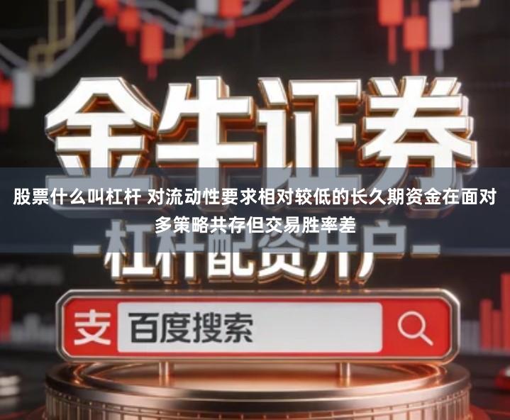 股票什么叫杠杆 对流动性要求相对较低的长久期资金在面对多策略共存但交易胜率差