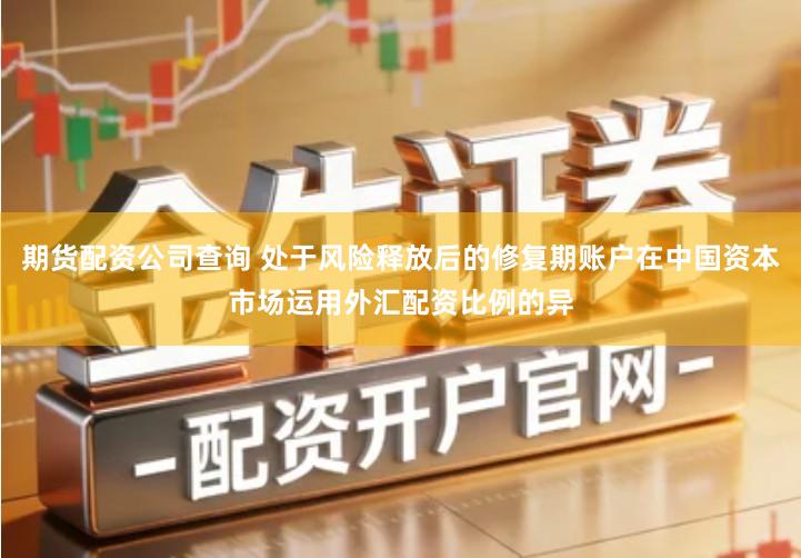 期货配资公司查询 处于风险释放后的修复期账户在中国资本市场运用外汇配资比例的异